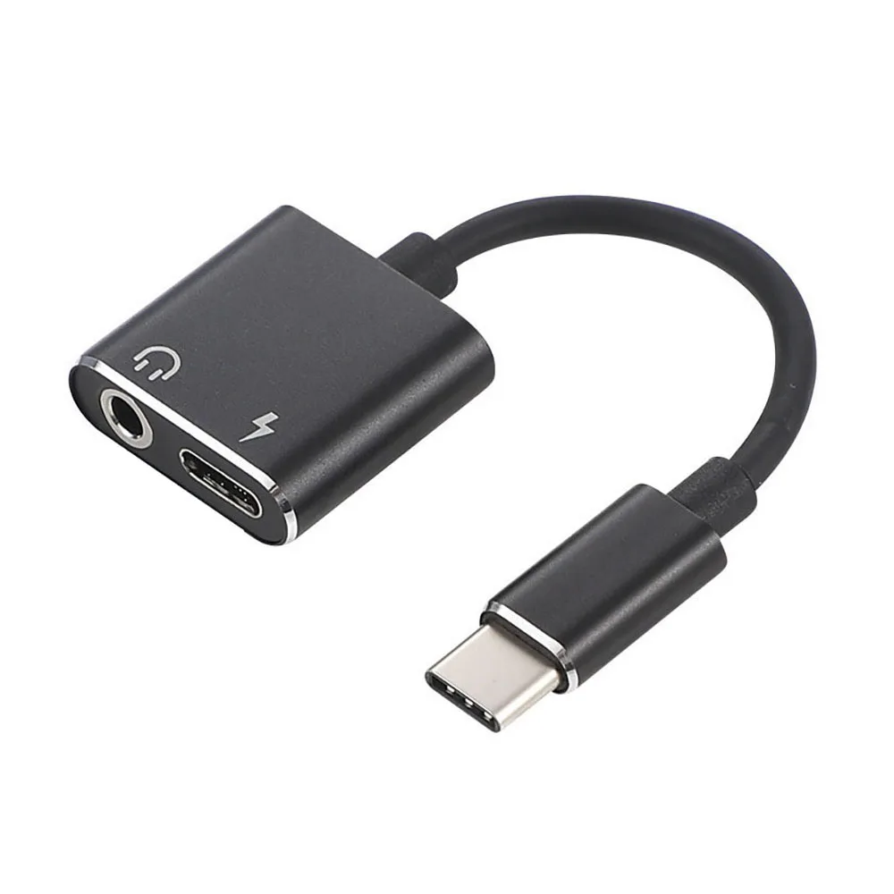 Аудиоадаптер USB Type C с разъемом 3 5 мм для наушников AUX аудио конвертер Samsung S8 Huawei mate 9
