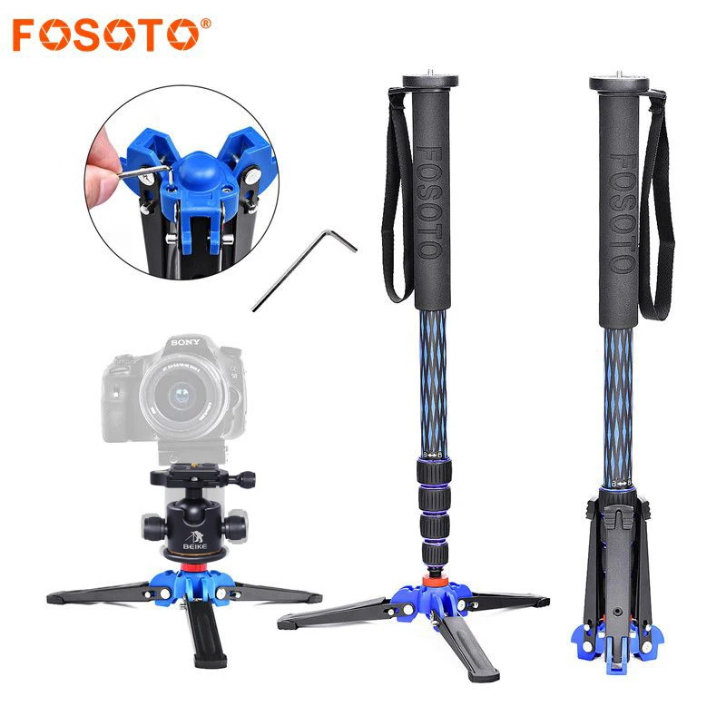 fosoto C-222 Carbon fiber Camera flexible Mini Tripod Stand Portable monopod Ball head Mount For Dslr Professional Camera Phone
fosoto C-222 Carbon fiber Camera flexible Mini Tripod Stand Portable monopod Ball head Mount For Dslr Professional Camera Phone