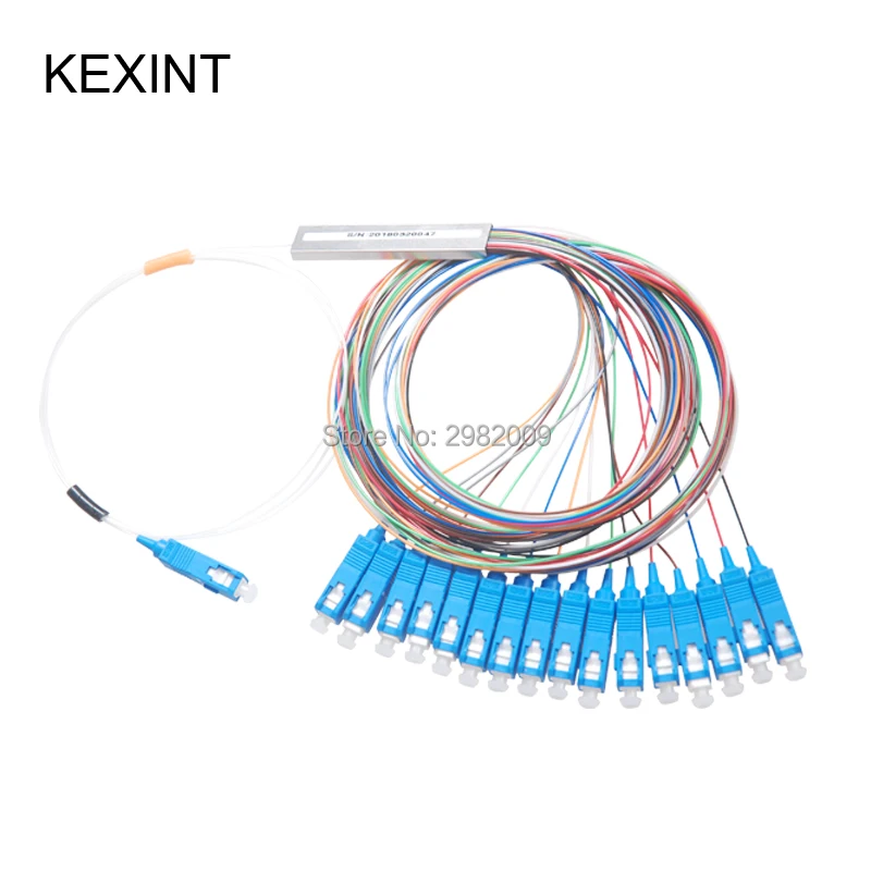 KEXINT Fiber Optic PLC Splitter 1*16 mini Module 0.9 1m With Connector SC/UPC / 10Pieces
KEXINT Fiber Optic PLC Splitter 1*16 mini Module 0.9 1m With Connector SC/UPC / 10Pieces