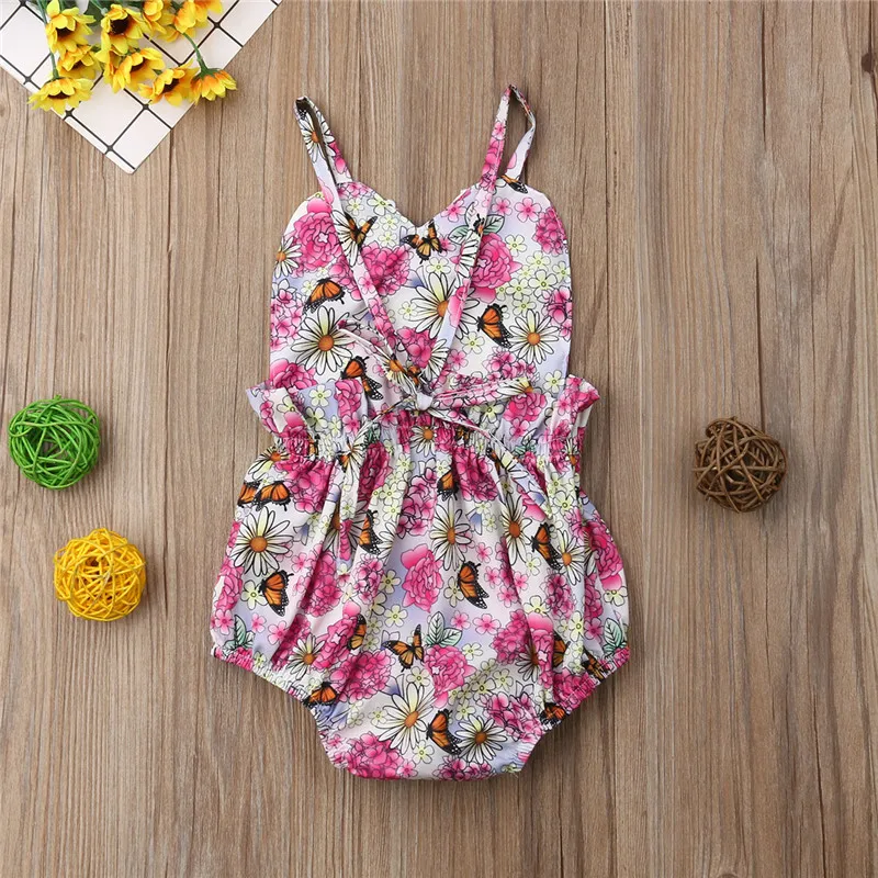 New Arrivals Newborn Baby Girl Flower Lace Sleeveless Bodysuit Jumpsuit Outfits Clothes Summer V-neck Backless Cotton Clothing
New Arrivals Newborn Baby Girl Flower Lace Sleeveless Bodysuit Jumpsuit Outfits Clothes Summer V-neck Backless Cotton Clothing