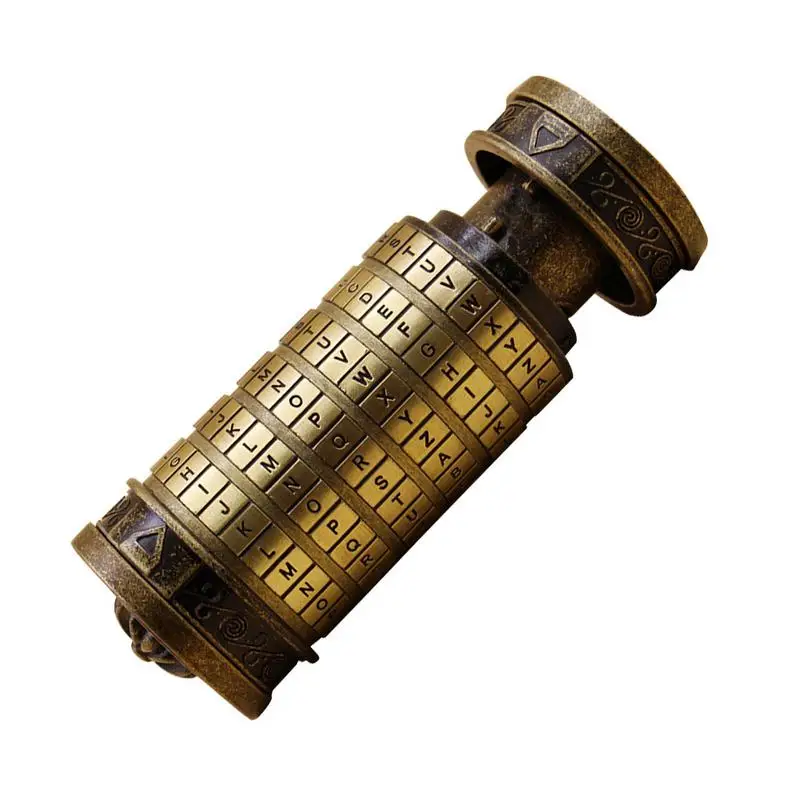 Camping Proposal Ring Da Vinci Code Lock Ring Wedding Mini Cryptex Valentine's Day Romantic Birthday Gifts For Wife Girlfriend
Camping Proposal Ring Da Vinci Code Lock Ring Wedding Mini Cryptex Valentine's Day Romantic Birthday Gifts For Wife Girlfriend