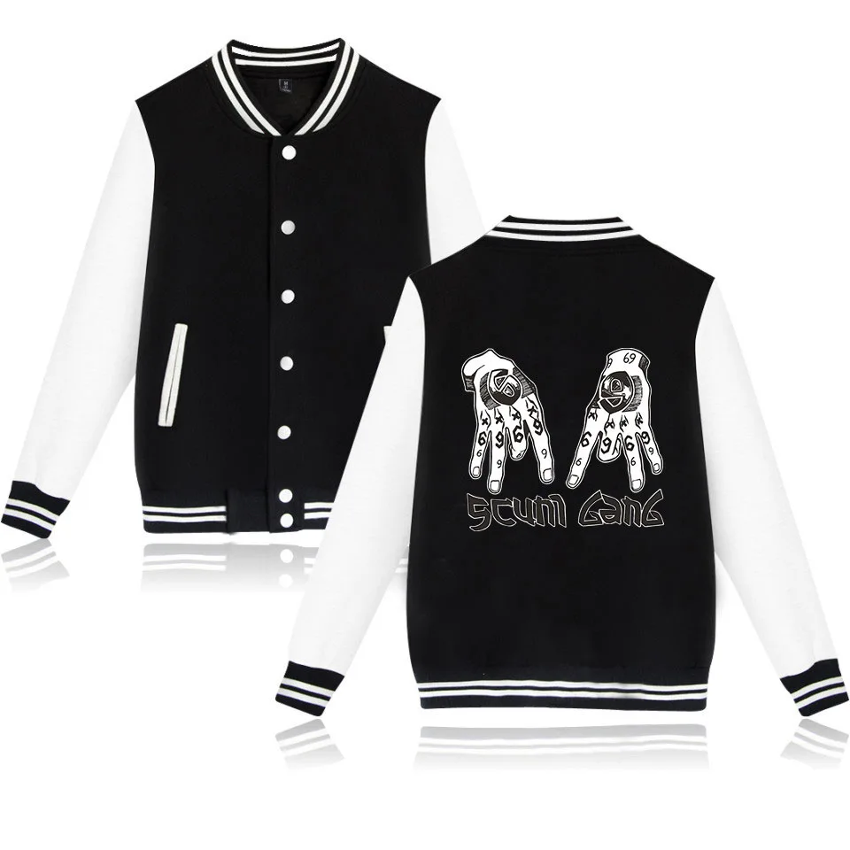 Tekashi69 6ix9ine Zip Up Baseball Uniform Men's Jackets Streetwear Hip Hop Harajuku Sweatshirt RAP TEKASHI 69 Scum Gang Hoodie
Tekashi69 6ix9ine Zip Up Baseball Uniform Men's Jackets Streetwear Hip Hop Harajuku Sweatshirt RAP TEKASHI 69 Scum Gang Hoodie
