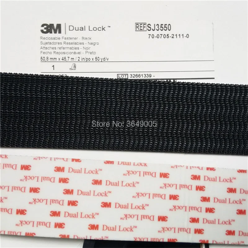 2Inch Width 3M Dual Lock Reclosable Fastener SJ3550/SJ3551 Black Mushroom Fastener adhesive tape
2Inch Width 3M Dual Lock Reclosable Fastener SJ3550/SJ3551 Black Mushroom Fastener adhesive tape