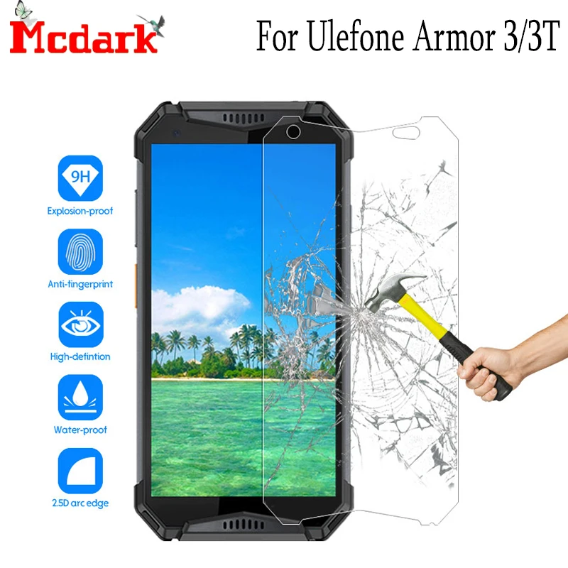Закаленное стекло 2.5D 9H для Ulefone Armor 3 защита экрана 5 7 дюйма 3T закаленное телефона
