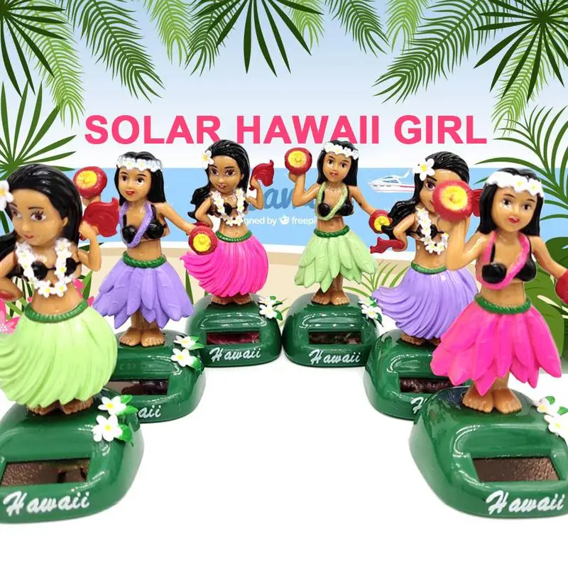 Танцевальная игрушка Hula для девочек на солнечной энергии подарок украшения