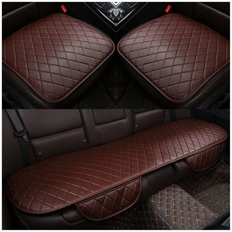 3 PCS/SET Universal Leather Car Seat Cover Cushion Front Rear Backseat Seat Cover Auto Seat Protector Mat Pad Convenient Cleanin
3 PCS/SET Universal Leather Car Seat Cover Cushion Front Rear Backseat Seat Cover Auto Seat Protector Mat Pad Convenient Cleanin