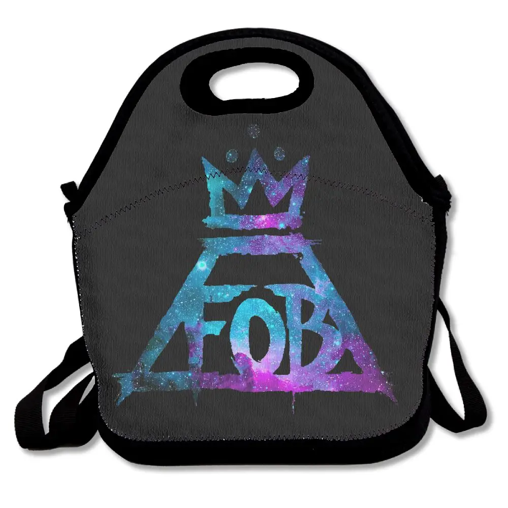SAMCUSTOM 3D Print Fall Out Boy Logo Lunch Bags Insulated Waterproof Food Girl Packages men and women Kids Babys Boys Handbags | Багаж и