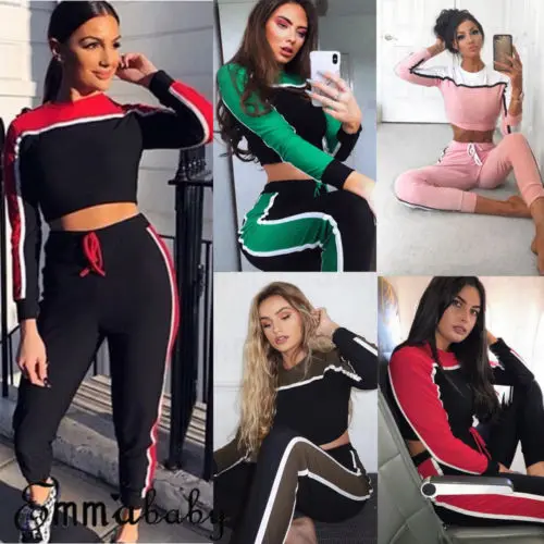 2018 Autumn Fashion New Women's Sports Gym Fitness Top Sweatshirt Leggings Running Wear Tracksuit
2018 Autumn Fashion New Women's Sports Gym Fitness Top Sweatshirt Leggings Running Wear Tracksuit