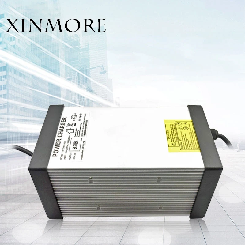 XINMORE 58 4 в 15A Lifepo4 литий Батарея Зарядное устройство для 48V (51 2 V) E-велосипед ионный