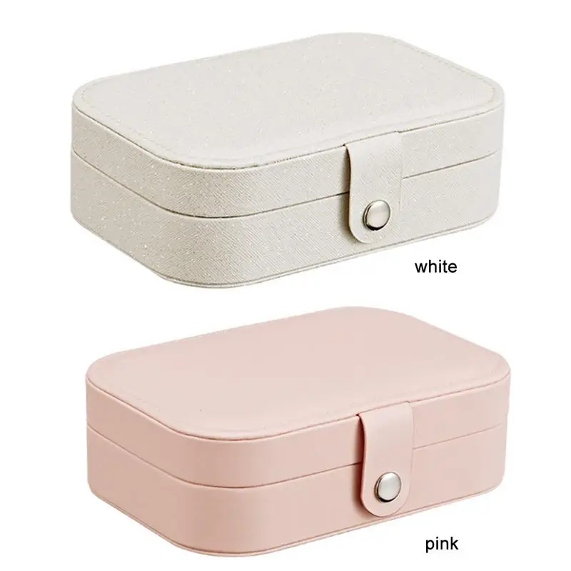 Fashion Style Fresh And Simple Girl Earrings Plate Jewelry Box Protable Leather Earrings Ring Multi-function Jewelry Storage Box
Fashion Style Fresh And Simple Girl Earrings Plate Jewelry Box Protable Leather Earrings Ring Multi-function Jewelry Storage Box