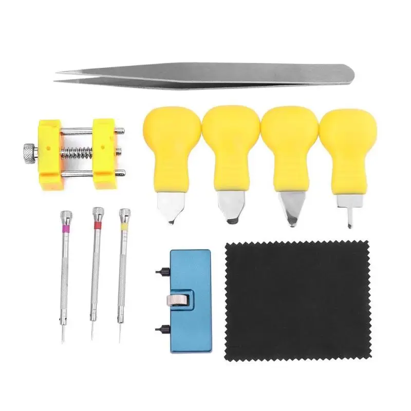 11pcs/set Watch Repair Tool Kit Watch Back Case Holder+Opener+Punch Needles Watchmaker horloge gereedschap
11pcs/set Watch Repair Tool Kit Watch Back Case Holder+Opener+Punch Needles Watchmaker horloge gereedschap