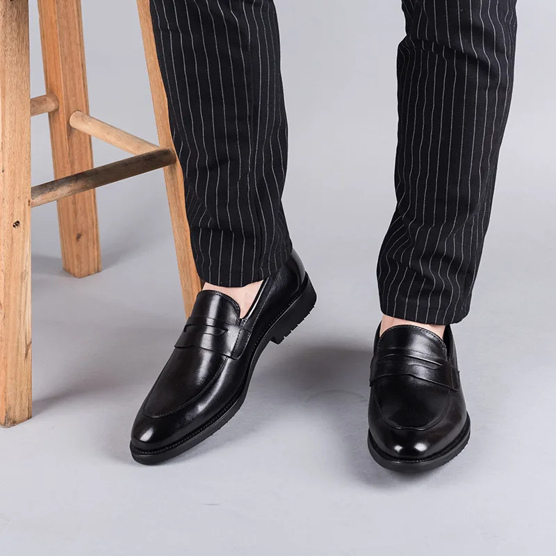 Genuine Leather mens designer shoes man loafers all-match cowhide business male casual natural leather loafers Driving shoes
Genuine Leather mens designer shoes man loafers all-match cowhide business male casual natural leather loafers Driving shoes