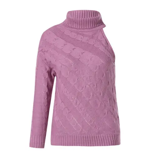 Trendy Women's clothes Long Sleeve Knitted One Shoulder Sweater solid Turtle Neck pullover Outwear one pieces Sweater Clubwear
Trendy Women's clothes Long Sleeve Knitted One Shoulder Sweater solid Turtle Neck pullover Outwear one pieces Sweater Clubwear