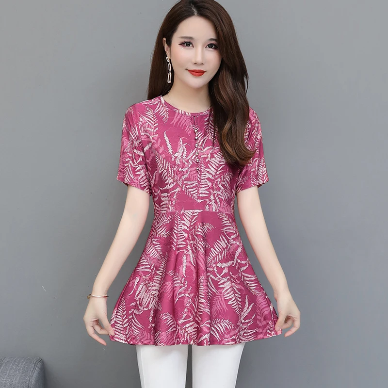 Plus Size 5XL Women Tops Floral elegant Chiffon Blouse Shirt Fashion Women Tops and Blouses 2019 short sleeve Female Shirt
Plus Size 5XL Women Tops Floral elegant Chiffon Blouse Shirt Fashion Women Tops and Blouses 2019 short sleeve Female Shirt