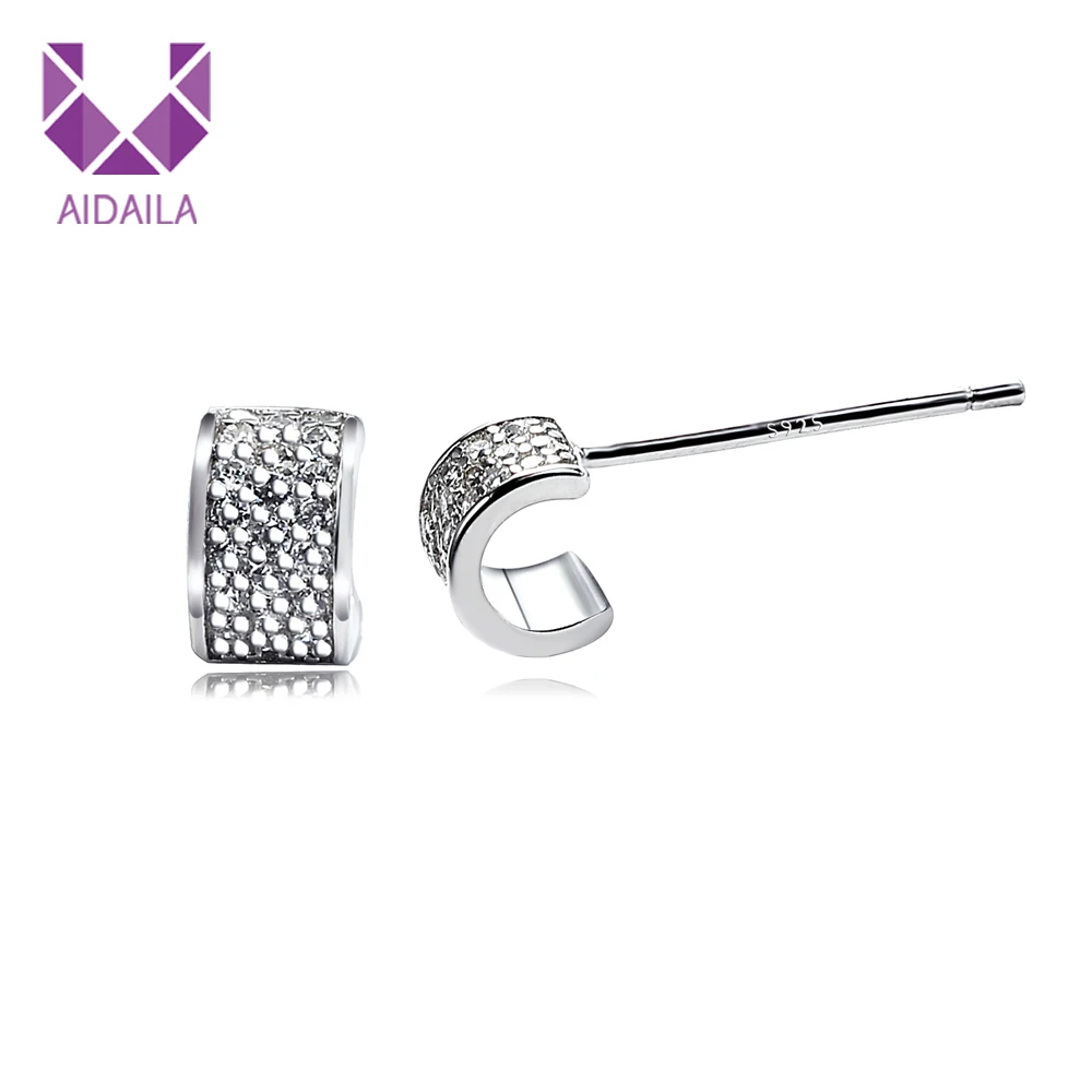 Classic Stud Earrings 100% 925 Sterling Silver Square Vintage Fascination Clear CZ Stud Earrings for Women Gift Fine Jewelry
Classic Stud Earrings 100% 925 Sterling Silver Square Vintage Fascination Clear CZ Stud Earrings for Women Gift Fine Jewelry