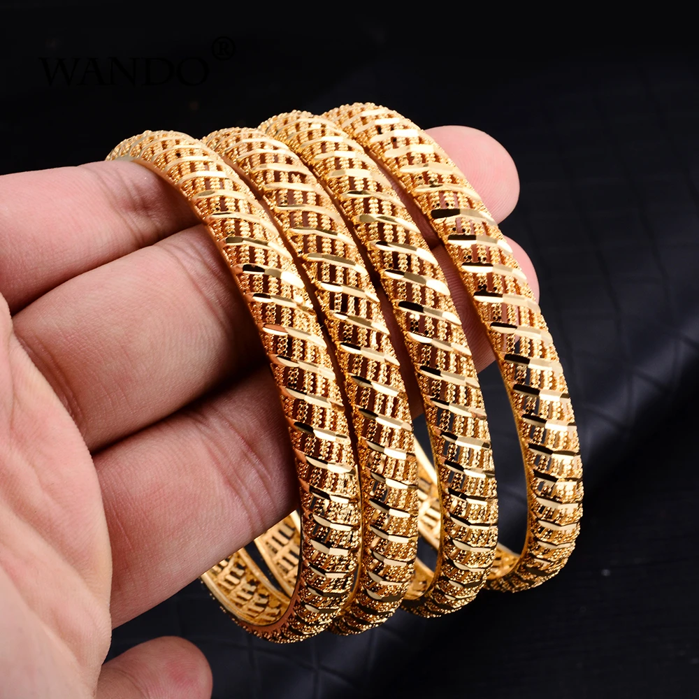 WANDO 1Pcs Ethiopian Gold Color Bracelet Wedding Bangles for Women Bride Bracelet African Bracelet Jewelry Middle East Items b5
WANDO 1Pcs Ethiopian Gold Color Bracelet Wedding Bangles for Women Bride Bracelet African Bracelet Jewelry Middle East Items b5