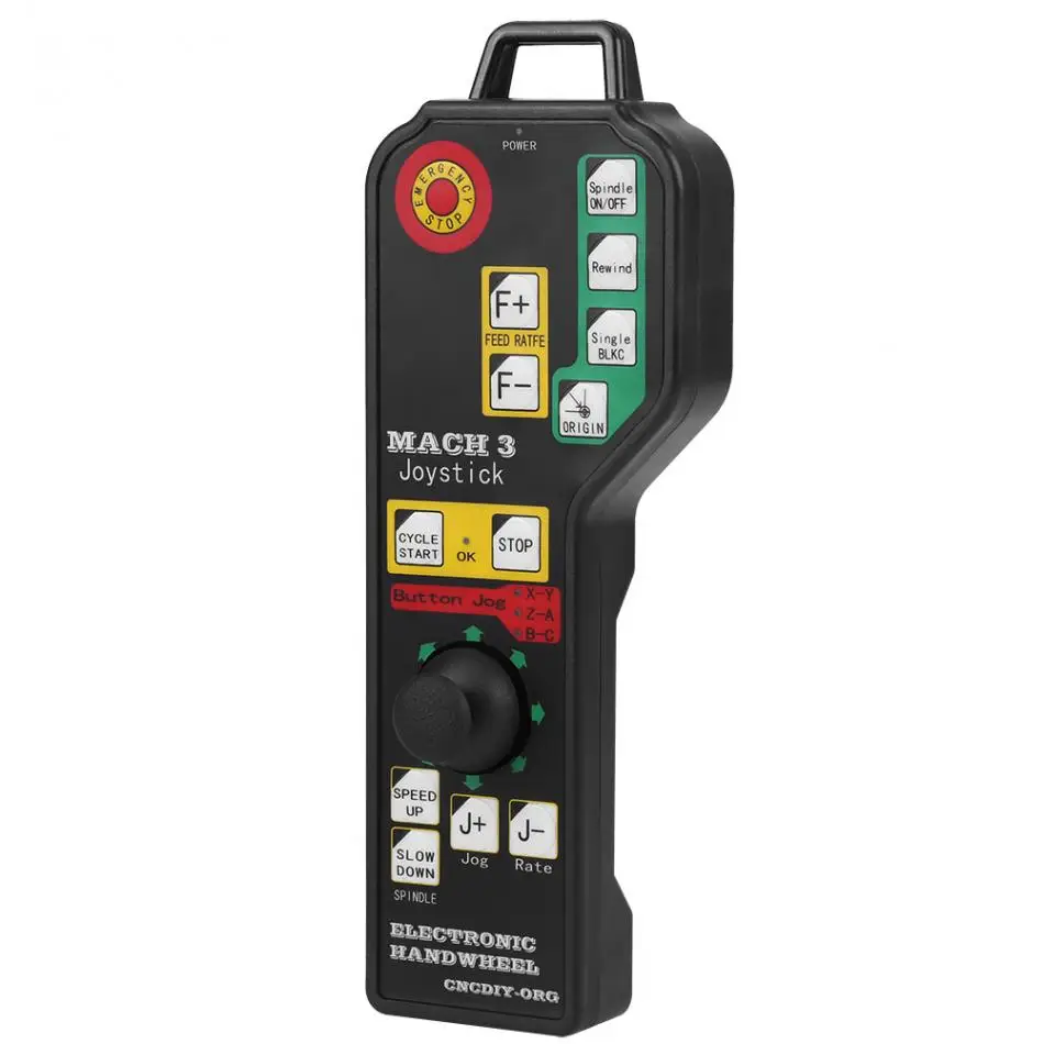 CNC Engraving Machine Manual Controller USB Connector 6-Axle Control For Mach3 ONLY Remote Control Switches
CNC Engraving Machine Manual Controller USB Connector 6-Axle Control For Mach3 ONLY Remote Control Switches