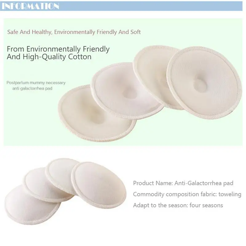 4pcs Pregnant Anti-Galactorrhea Pad Cotton Women Thick Three-Dimensional Cotton Nursing Bra Pad Reused Washable Inner Pad
4pcs Pregnant Anti-Galactorrhea Pad Cotton Women Thick Three-Dimensional Cotton Nursing Bra Pad Reused Washable Inner Pad