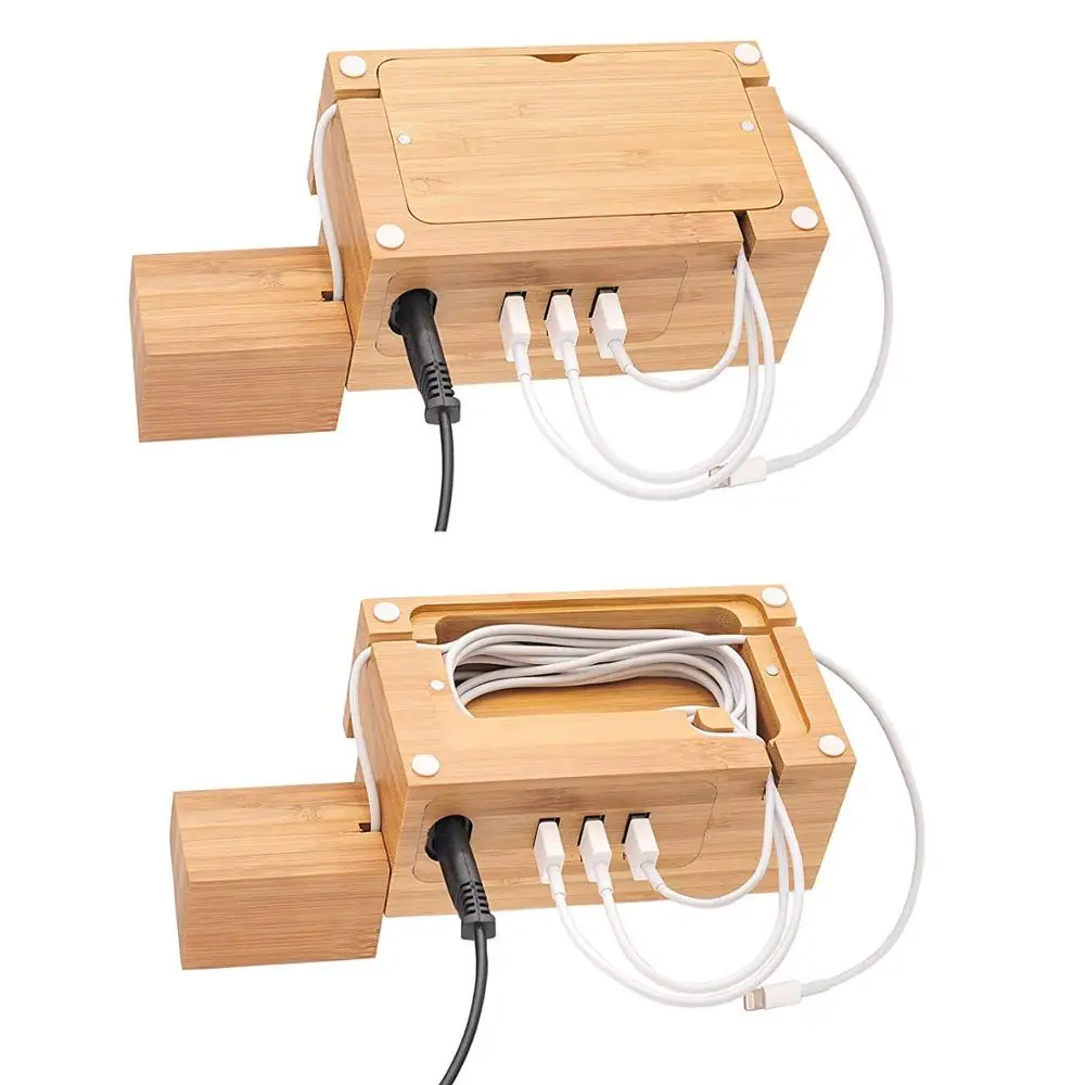Charging Station for apple watch USB Charger Stand for iPhone Charging Dock Cable Management Wood Charging Station 3USB bamboo
Charging Station for apple watch USB Charger Stand for iPhone Charging Dock Cable Management Wood Charging Station 3USB bamboo