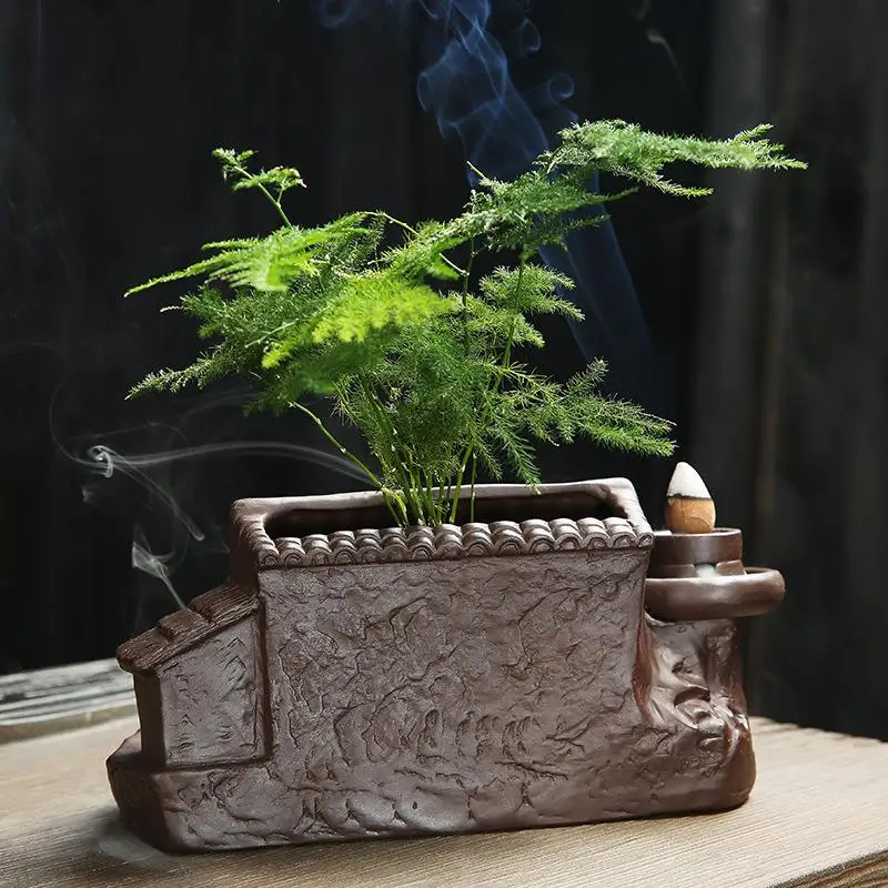Backflow Incense Burner Mountain River Handicraft Incense Holder Backflow Smoke Waterfall Traditional Ceramic House Censer
Backflow Incense Burner Mountain River Handicraft Incense Holder Backflow Smoke Waterfall Traditional Ceramic House Censer
