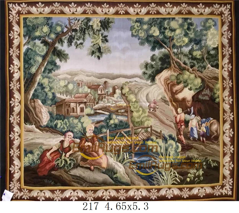Antique Aubusson Tapestry Brown Fashionable Circular Household Decoration Mat Vintage Style Aesthetic
Antique Aubusson Tapestry Brown Fashionable Circular Household Decoration Mat Vintage Style Aesthetic