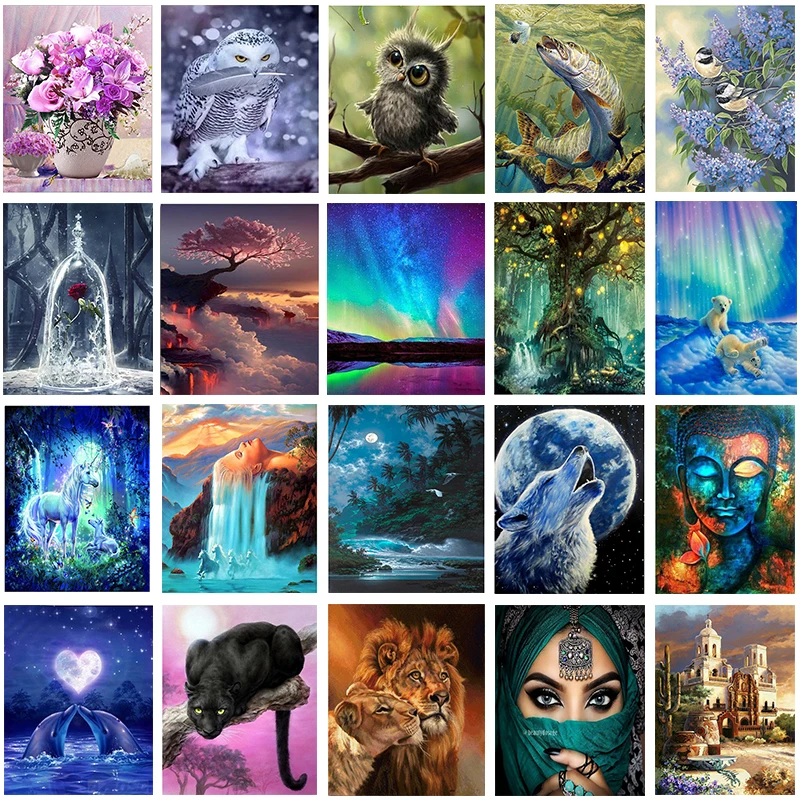 Home Animal landscape character 5D Diamond Painting Cross Ctitch Kit 20 Pattern Wall Sticker Mosaic Diamond Embroidery Painting
Home Animal landscape character 5D Diamond Painting Cross Ctitch Kit 20 Pattern Wall Sticker Mosaic Diamond Embroidery Painting
