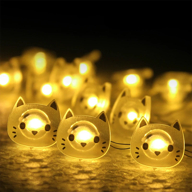 Cat Shape 20 LED Fairy Lights Glow Party Supplies Battery Operated LED String Lamp Xmas Party Wedding Christmas Decoration
Cat Shape 20 LED Fairy Lights Glow Party Supplies Battery Operated LED String Lamp Xmas Party Wedding Christmas Decoration