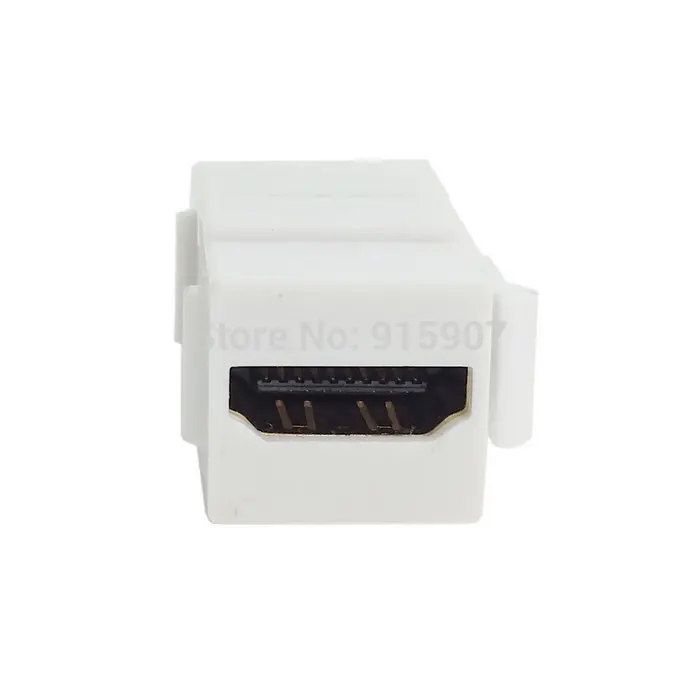 CYSM HDMI 1.4 Snap-in Female to Female F/F Keystone Jack Coupler Adapter for Wall Plate White Color
CYSM HDMI 1.4 Snap-in Female to Female F/F Keystone Jack Coupler Adapter for Wall Plate White Color