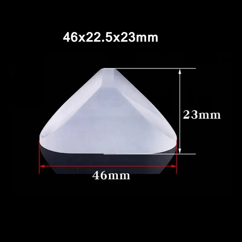 46x22.5x23mm Optical Glass Triangular Right Angle lsosceles K9 Porro Prisms Lens For Telescope Optics
46x22.5x23mm Optical Glass Triangular Right Angle lsosceles K9 Porro Prisms Lens For Telescope Optics