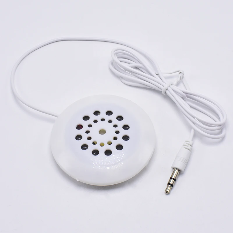Новые модные Портативный 3 5 мм тихий Подушка динамик для MP3 MP4 CD Телефон Ipod Белый