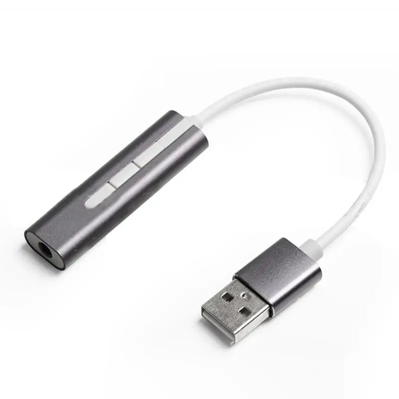 ALLOYSEED 2 в 1 внешняя звуковая карта USB к 3,5 мм разъем для наушников микрофон адаптер для PUBG для вязания
ALLOYSEED 2 в 1 внешняя звуковая карта USB к 3,5 мм разъем для наушников микрофон адаптер для PUBG для вязания