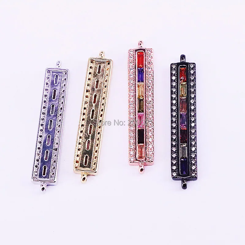 New Design 10Pcs Mix Color Fashion Women Bracelet Rainbow CZ Cubic Zirconia Rectangle Bar Charm Bracelets Jewelry
New Design 10Pcs Mix Color Fashion Women Bracelet Rainbow CZ Cubic Zirconia Rectangle Bar Charm Bracelets Jewelry