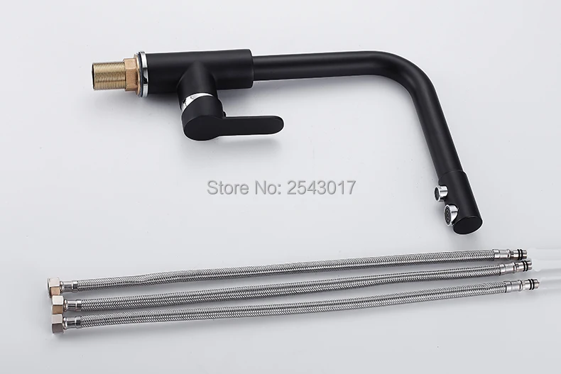 Black Kitchen Faucet Water Faucet Swivel 360 Rotation Black Painted Hot and Cold Kitchen Filter Water Mixer Sink Taps ZR387
Black Kitchen Faucet Water Faucet Swivel 360 Rotation Black Painted Hot and Cold Kitchen Filter Water Mixer Sink Taps ZR387