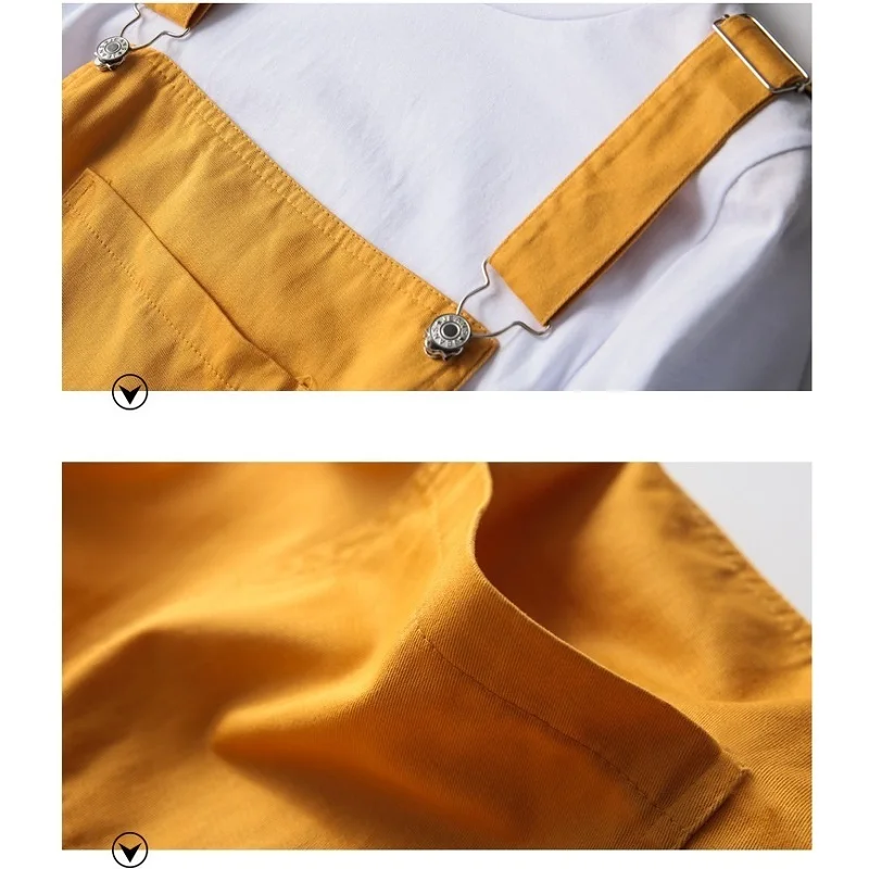 Korean Preppy Big Pocket Loose Overalls Student Streetwear Salopette Femme Rompers Women Suspenders Candy colors Jumpsuit A9208
Korean Preppy Big Pocket Loose Overalls Student Streetwear Salopette Femme Rompers Women Suspenders Candy colors Jumpsuit A9208