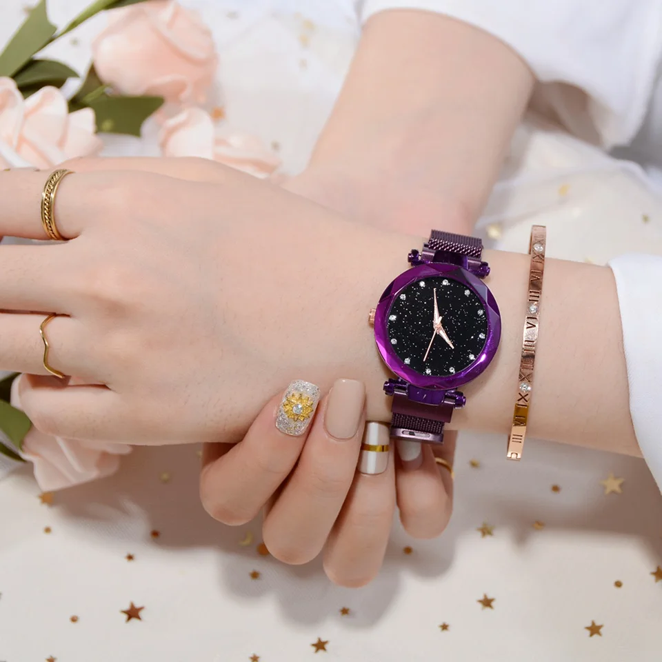 Top Brand Watches For Women Rose Gold Mesh Magnet Buckle Starry Quartz Watch Geometric Surface Casual Women Quartz Wristwatch-30
Top Brand Watches For Women Rose Gold Mesh Magnet Buckle Starry Quartz Watch Geometric Surface Casual Women Quartz Wristwatch-30