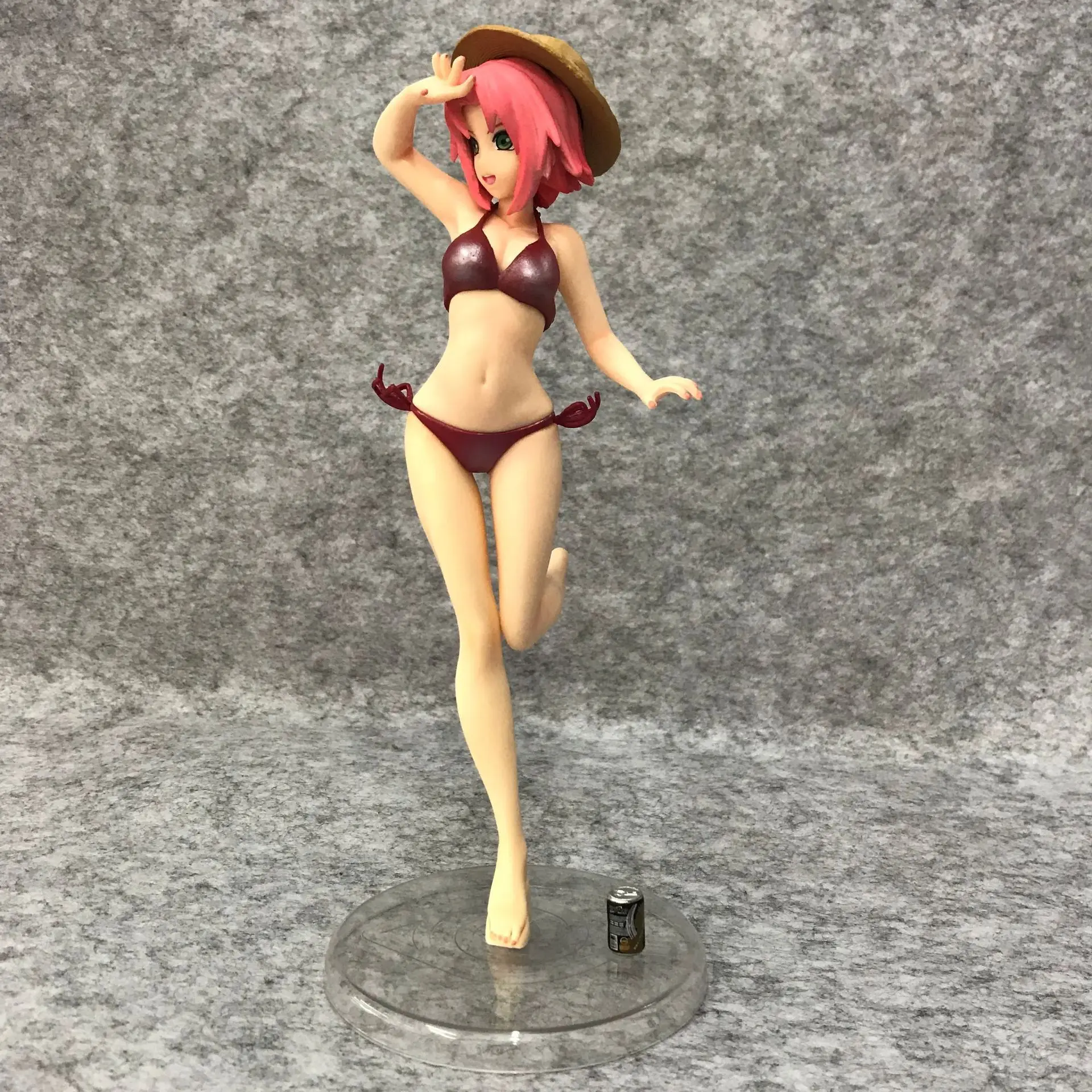 Купальник бикини Naruto Haruno Sakura. Мультяшная фигурка японского аниме модель милые