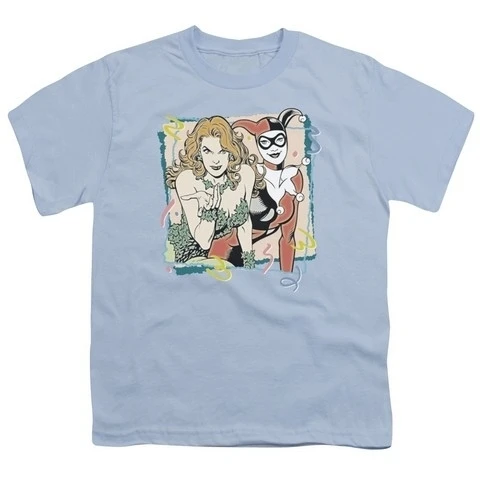 Trevco Dc Totally Harvey & Ivy футболка с коротким рукавом для молодежи 18 1 светло голубой Extra