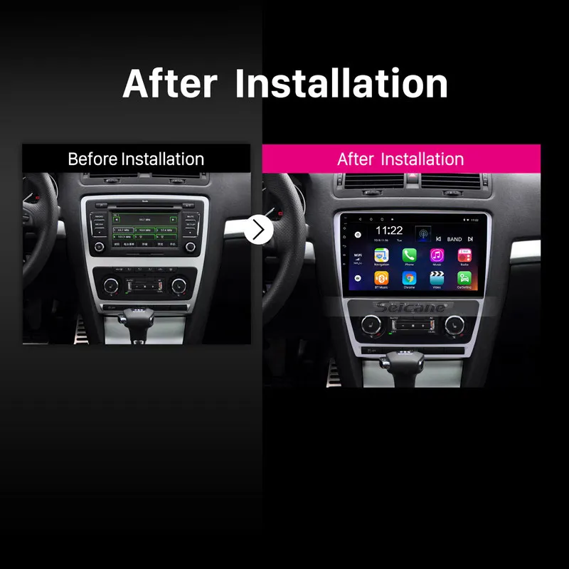 Seicane 10.1 inch API 29 Android 10.0 Car Stereo Radio for Skoda Octavia 2007-2014 Car Radio RDS GPS car Player 3G Wifi
Seicane 10.1 inch API 29 Android 10.0 Car Stereo Radio for Skoda Octavia 2007-2014 Car Radio RDS GPS car Player 3G Wifi