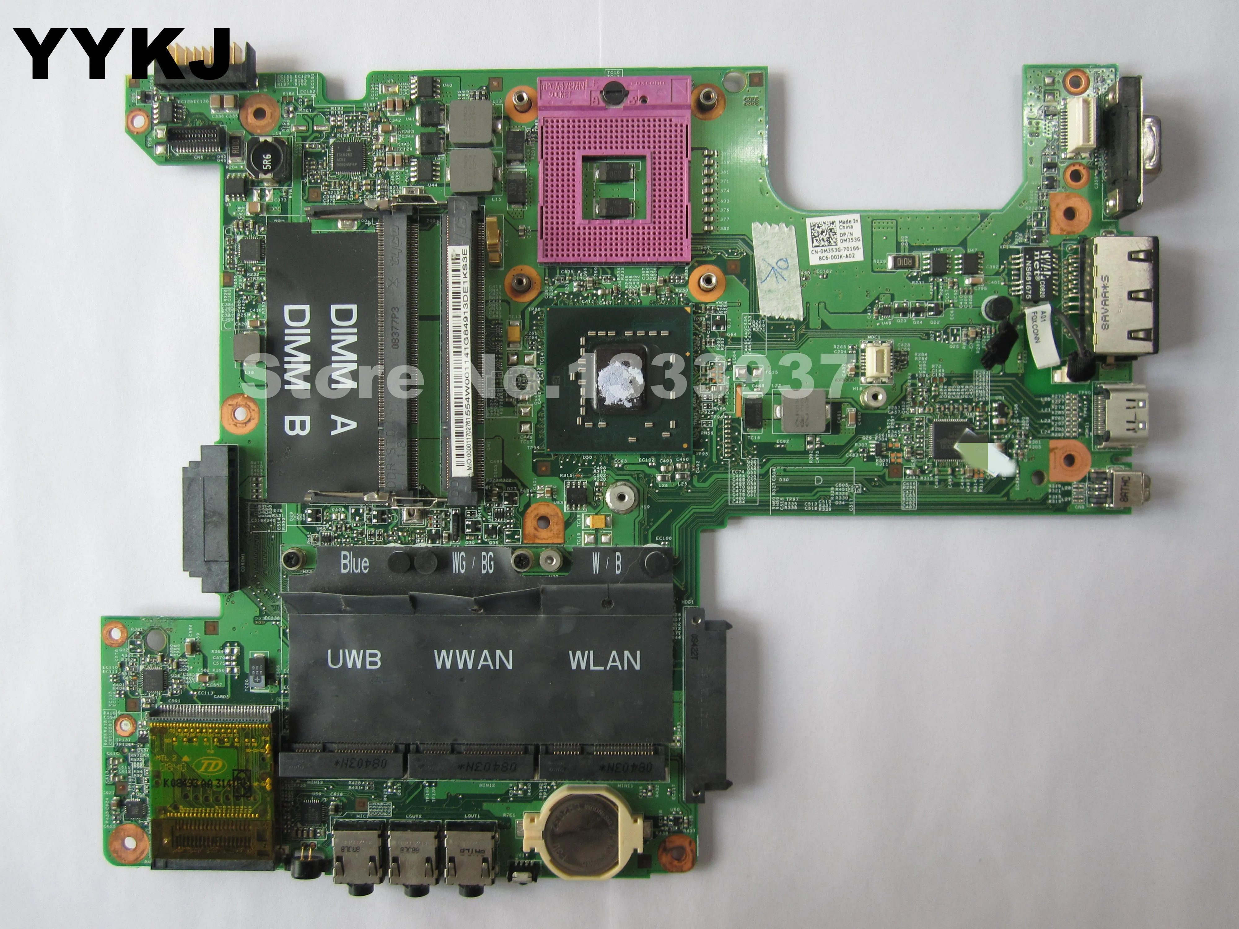 07211-3 48.4W002.031 Laptop Motherboard For Dell for inspiron 1525 Main board CN-0PT113 0M353G 0ft113
07211-3 48.4W002.031 Laptop Motherboard For Dell for inspiron 1525 Main board CN-0PT113 0M353G 0ft113