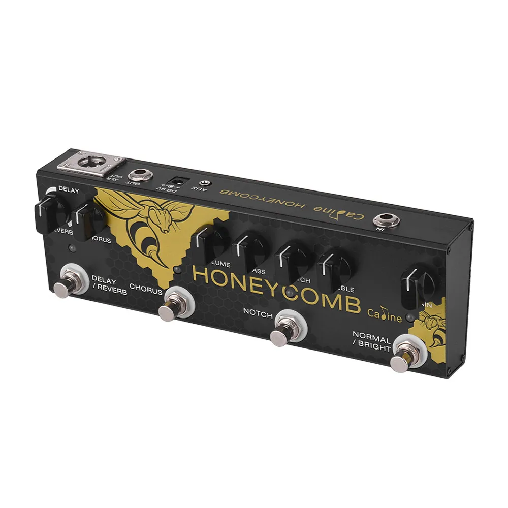 Caline CP-48 Honey Comb Acoustic Guitar Multieffects Pedal Chorus Delay Reverb Notch Boost EQ Guitar Effects Pedals
Caline CP-48 Honey Comb Acoustic Guitar Multieffects Pedal Chorus Delay Reverb Notch Boost EQ Guitar Effects Pedals