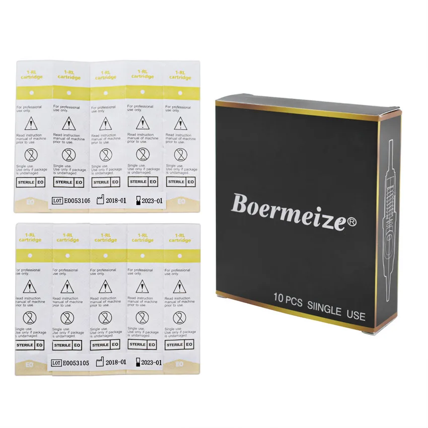 Cartridge Needles 1RL 100Pcs Permanent Makeup Eyebrow Lip Liner Tattoo Needles Disposable Sterilized for Tattoo Machine Pen
Cartridge Needles 1RL 100Pcs Permanent Makeup Eyebrow Lip Liner Tattoo Needles Disposable Sterilized for Tattoo Machine Pen