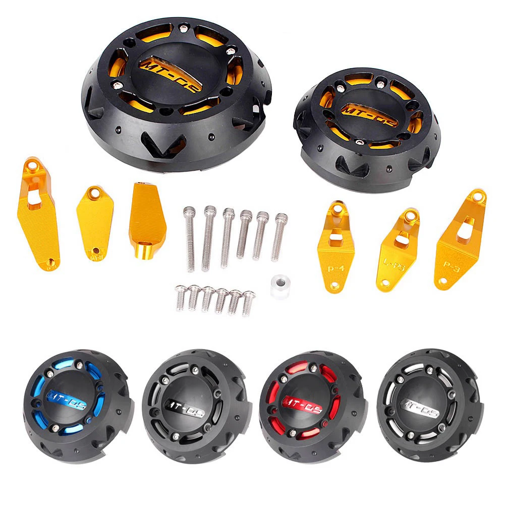 MT09 FZ09 CNC Motorcycle Engine Engine Guard Covers Frame Slider Crash Pad Protector for Yamaha MT-09 FZ-09 2013 2016
MT09 FZ09 CNC Motorcycle Engine Engine Guard Covers Frame Slider Crash Pad Protector for Yamaha MT-09 FZ-09 2013 2016