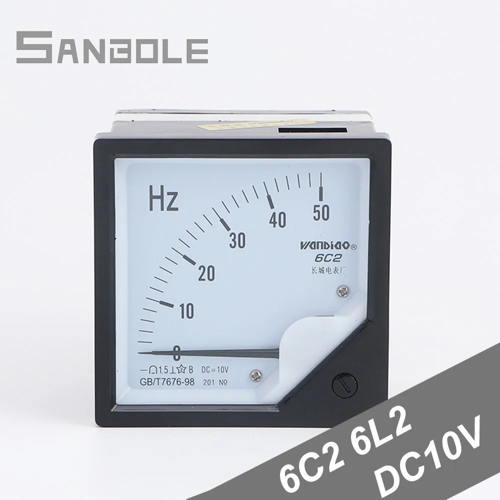 6C2 6L2 частота поверхности панели аналоговый Meter0-50 Гц Dc10v Тип 4-20MA Электрический инструмент тока Вольтметр
6C2 6L2 частота поверхности панели аналоговый Meter0-50 Гц Dc10v Тип 4-20MA Электрический инструмент тока Вольтметр