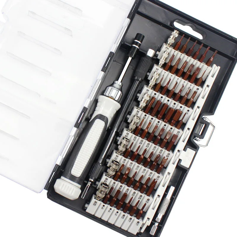 Upgraded Version 6100B Precisions Screwdriver Set 56 Mini Multi Bits Cell Phone Professional Electronics Repair Tool Kit New
Upgraded Version 6100B Precisions Screwdriver Set 56 Mini Multi Bits Cell Phone Professional Electronics Repair Tool Kit New