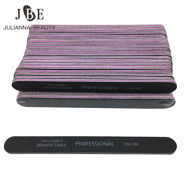 50pcs Black Sandpaper 100/180 Straight Nail File Buffer Nail Tools For Nail Polish UV Gel manicure Lima Block Nail Polishing
50pcs Black Sandpaper 100/180 Straight Nail File Buffer Nail Tools For Nail Polish UV Gel manicure Lima Block Nail Polishing