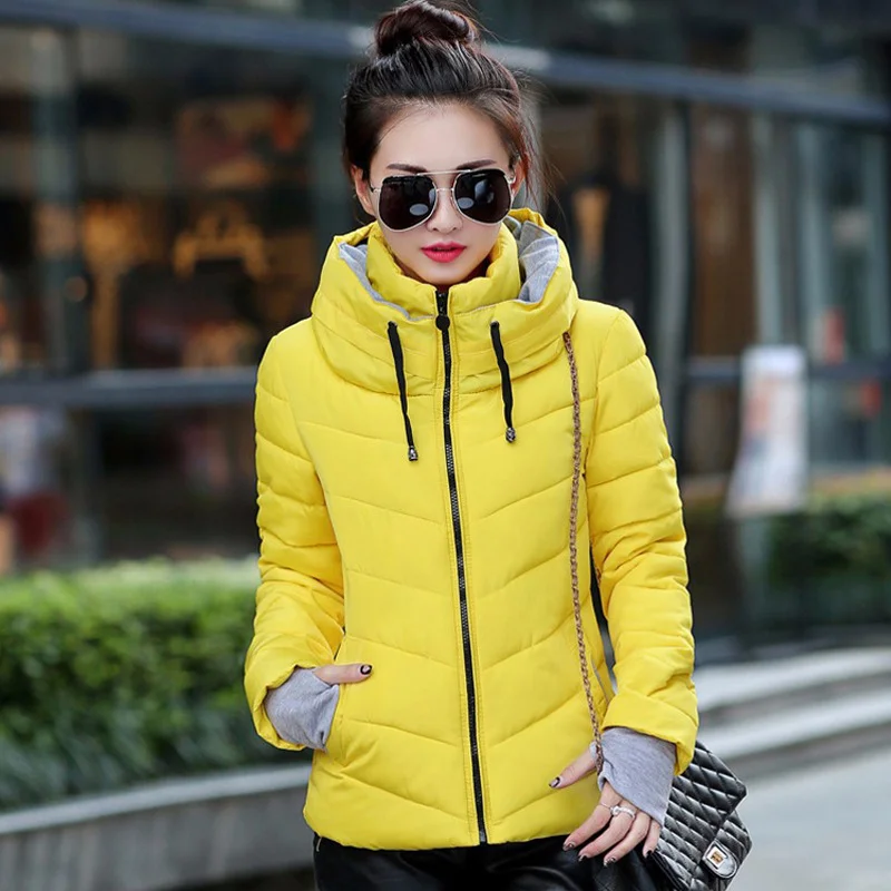2018 Winter Jacket Women Plus Size Woman Clothes Thicken Outerwear Solid Hooded Coats Short Female Slim Cotton Padded Basic Tops
2018 Winter Jacket Women Plus Size Woman Clothes Thicken Outerwear Solid Hooded Coats Short Female Slim Cotton Padded Basic Tops