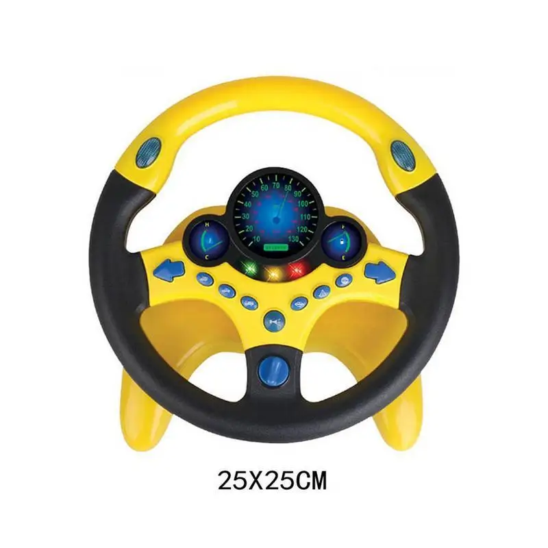 New Children's Co-pilot Simulation Steering Wheel Children's Simulation Car Game Toys Early Education Creative Vocal Small Toys
New Children's Co-pilot Simulation Steering Wheel Children's Simulation Car Game Toys Early Education Creative Vocal Small Toys