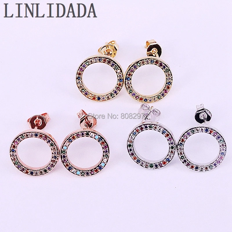 8Pair Wholesale New Arrival Beautiful Rainbow CZ Micro Pave For Women Jewelry Unique Design Circle Shape Stud Earrings
8Pair Wholesale New Arrival Beautiful Rainbow CZ Micro Pave For Women Jewelry Unique Design Circle Shape Stud Earrings
