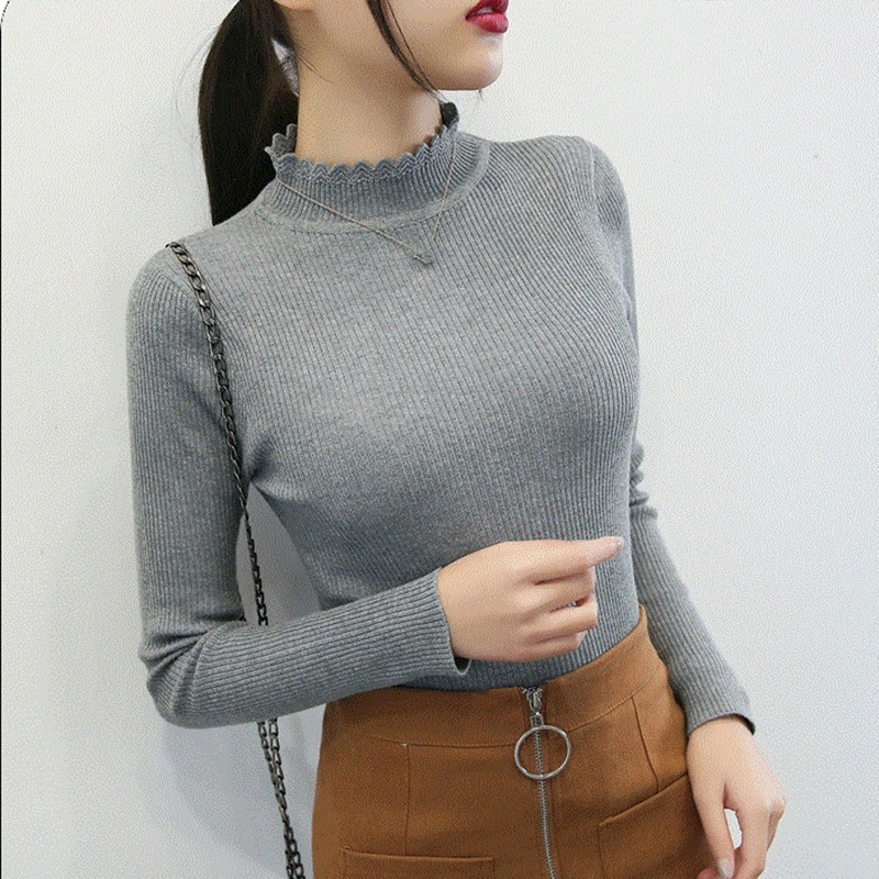 Turtleneck Knitted Women Sweaters And Pullovers Solid Long Sleeve Thin Office Lady Winter Slim Sueter Mujer Tops Jumper Sweater
Turtleneck Knitted Women Sweaters And Pullovers Solid Long Sleeve Thin Office Lady Winter Slim Sueter Mujer Tops Jumper Sweater