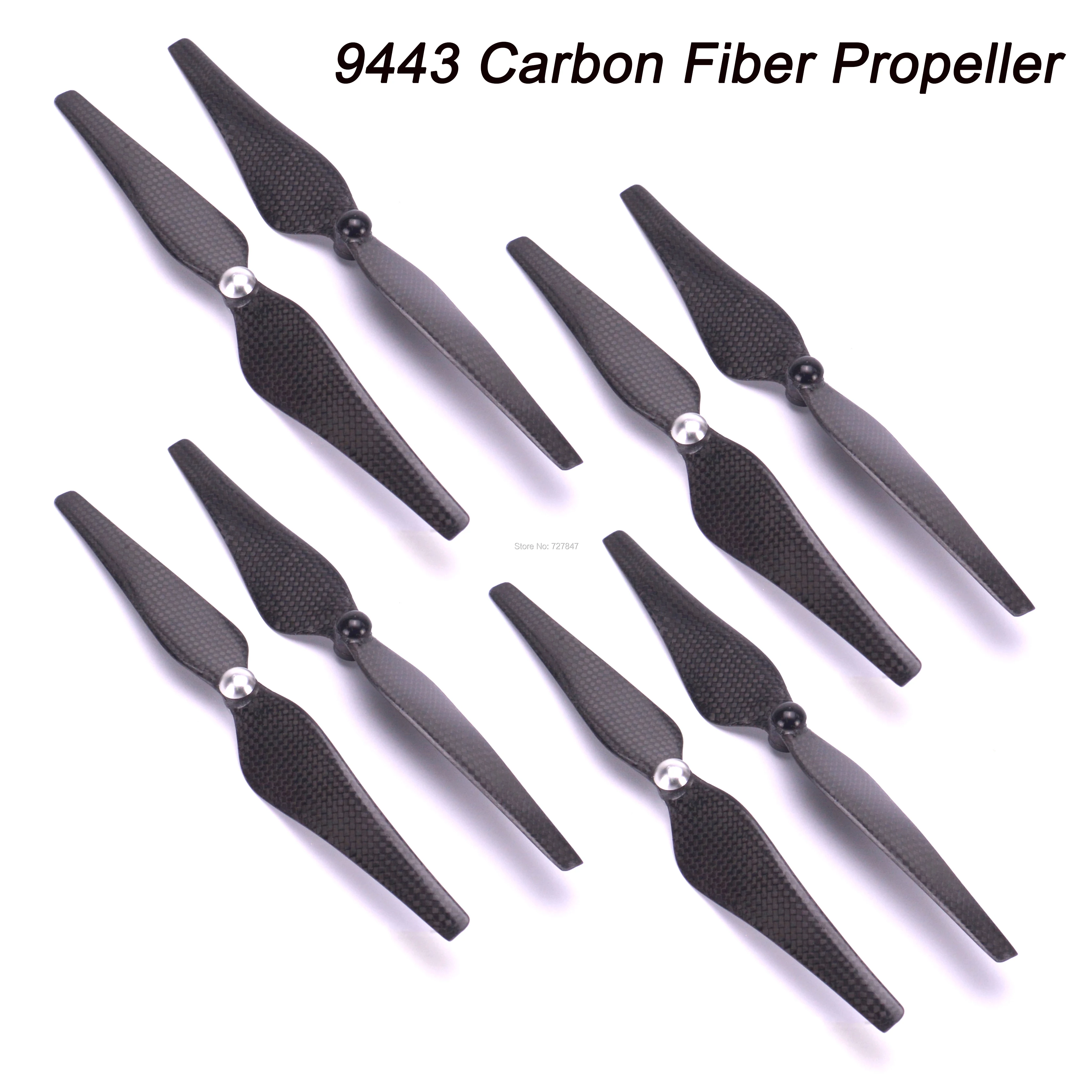 2pcs / 4pcs / 8pcs 9443 CF Carbon Fiber Propeller Self-locking Prop CW/CCW for F450 S500 Quadcopter Frame
2pcs / 4pcs / 8pcs 9443 CF Carbon Fiber Propeller Self-locking Prop CW/CCW for F450 S500 Quadcopter Frame